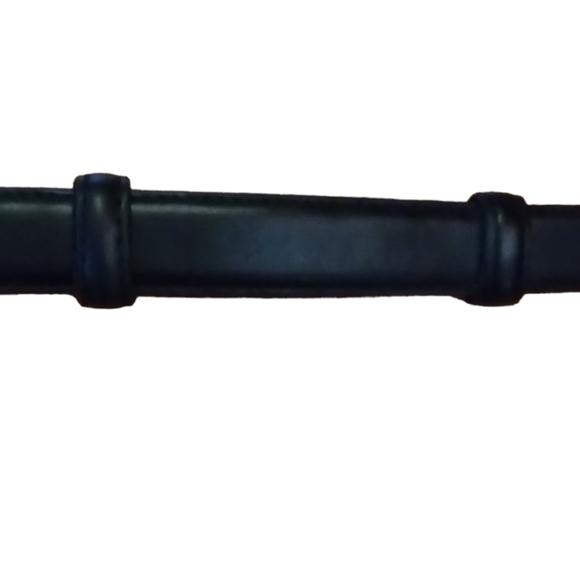 Adjustable Black & Silver Loop Hook Belt Size M/L - Picture 7 of 10